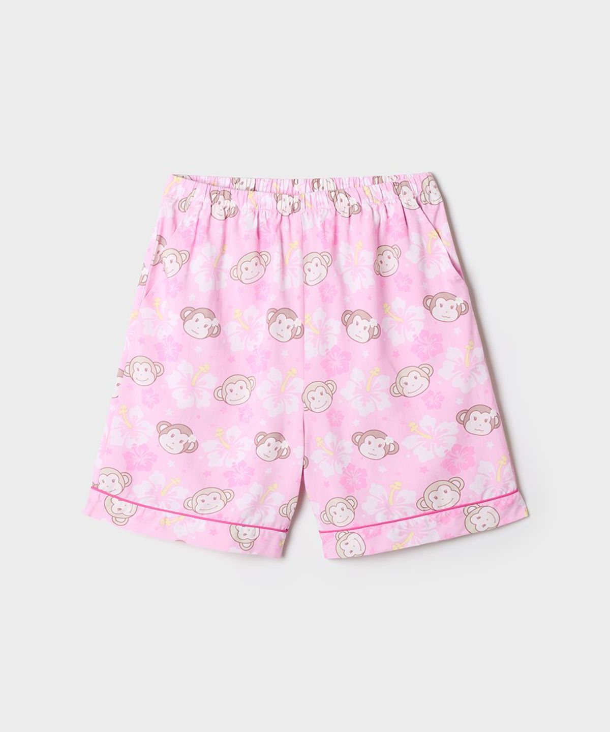 스파오(SPAO) [마이페이브아카이브] 트로피컬 반팔 파자마(Pink)_SPPPG37U11