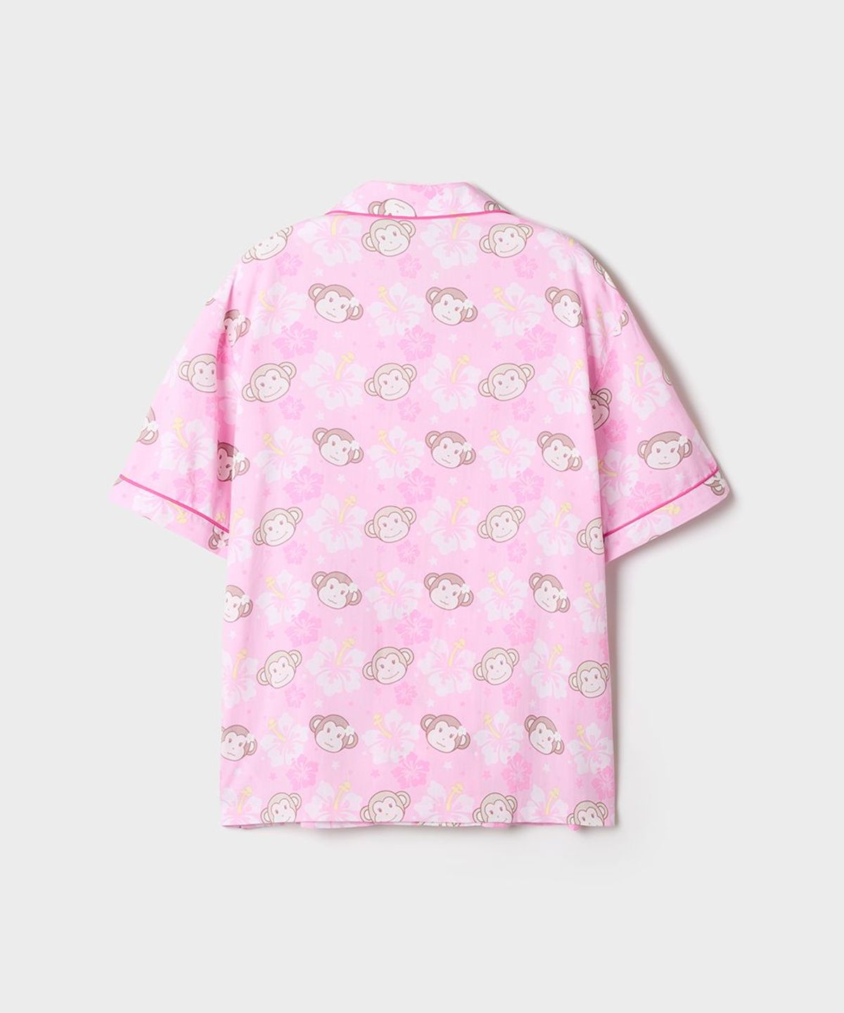 스파오(SPAO) [마이페이브아카이브] 트로피컬 반팔 파자마(Pink)_SPPPG37U11