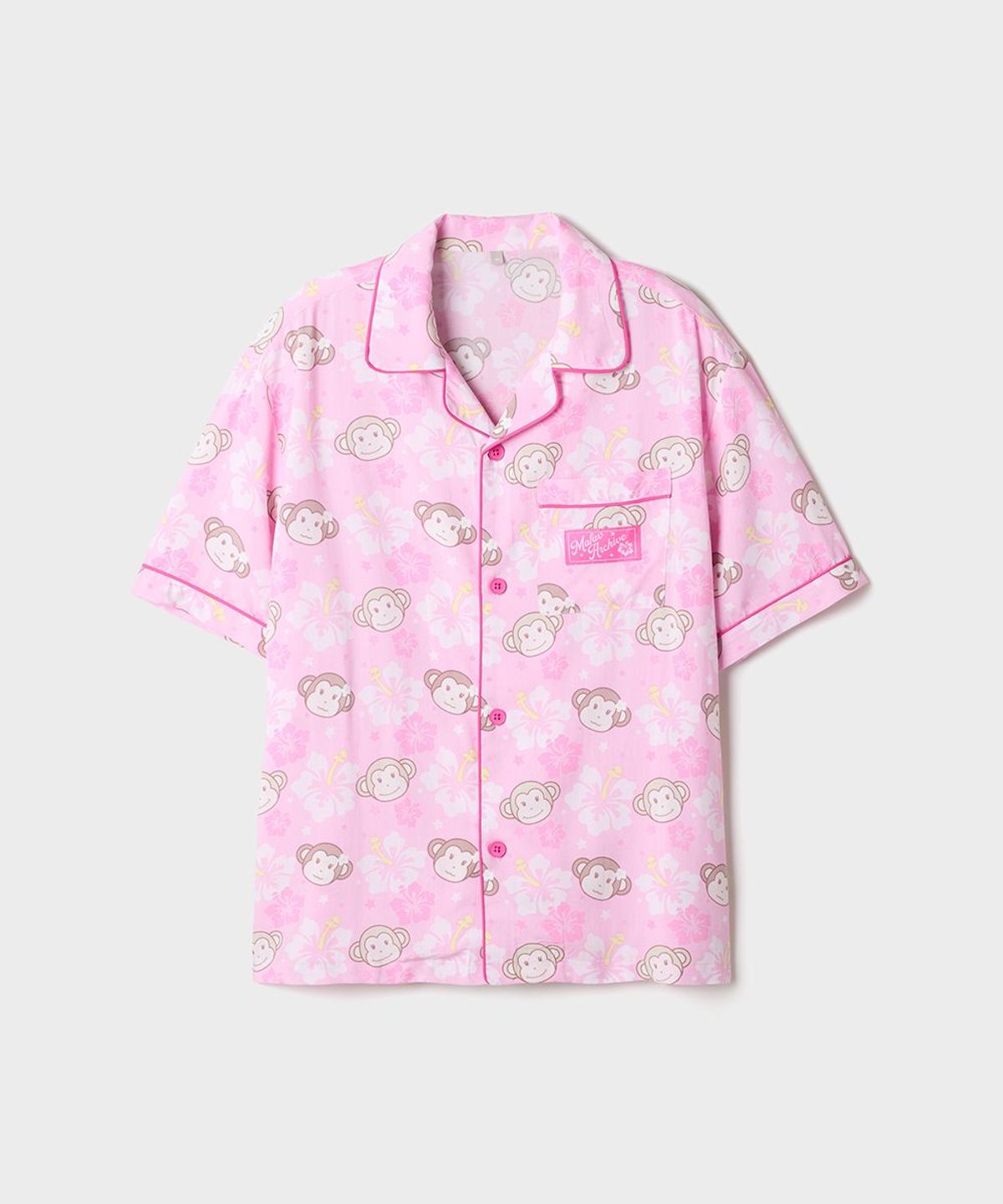 스파오(SPAO) [마이페이브아카이브] 트로피컬 반팔 파자마(Pink)_SPPPG37U11