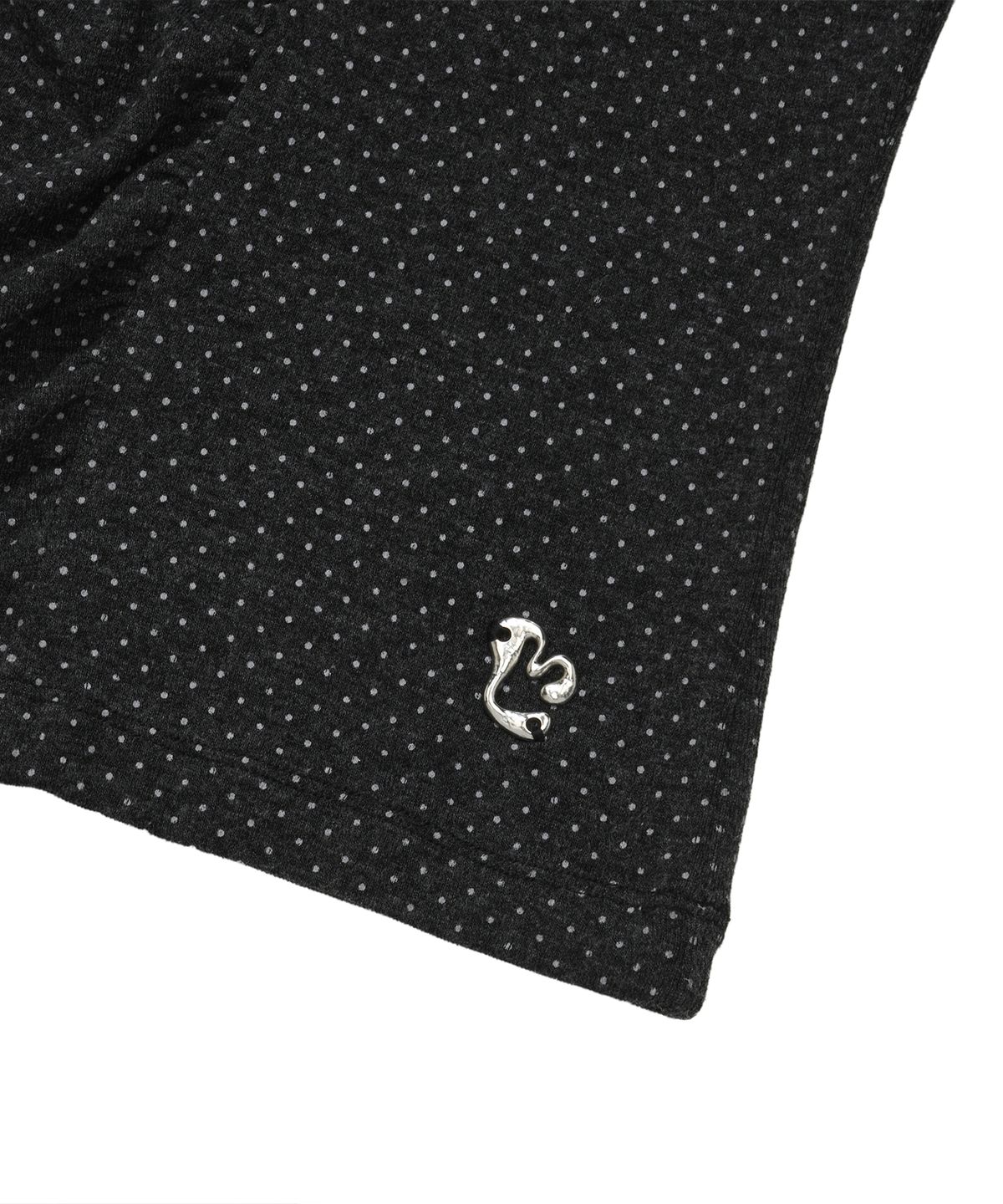 엘엠알(LMR) 도트 셔링 반팔 티셔츠 DARK GREY