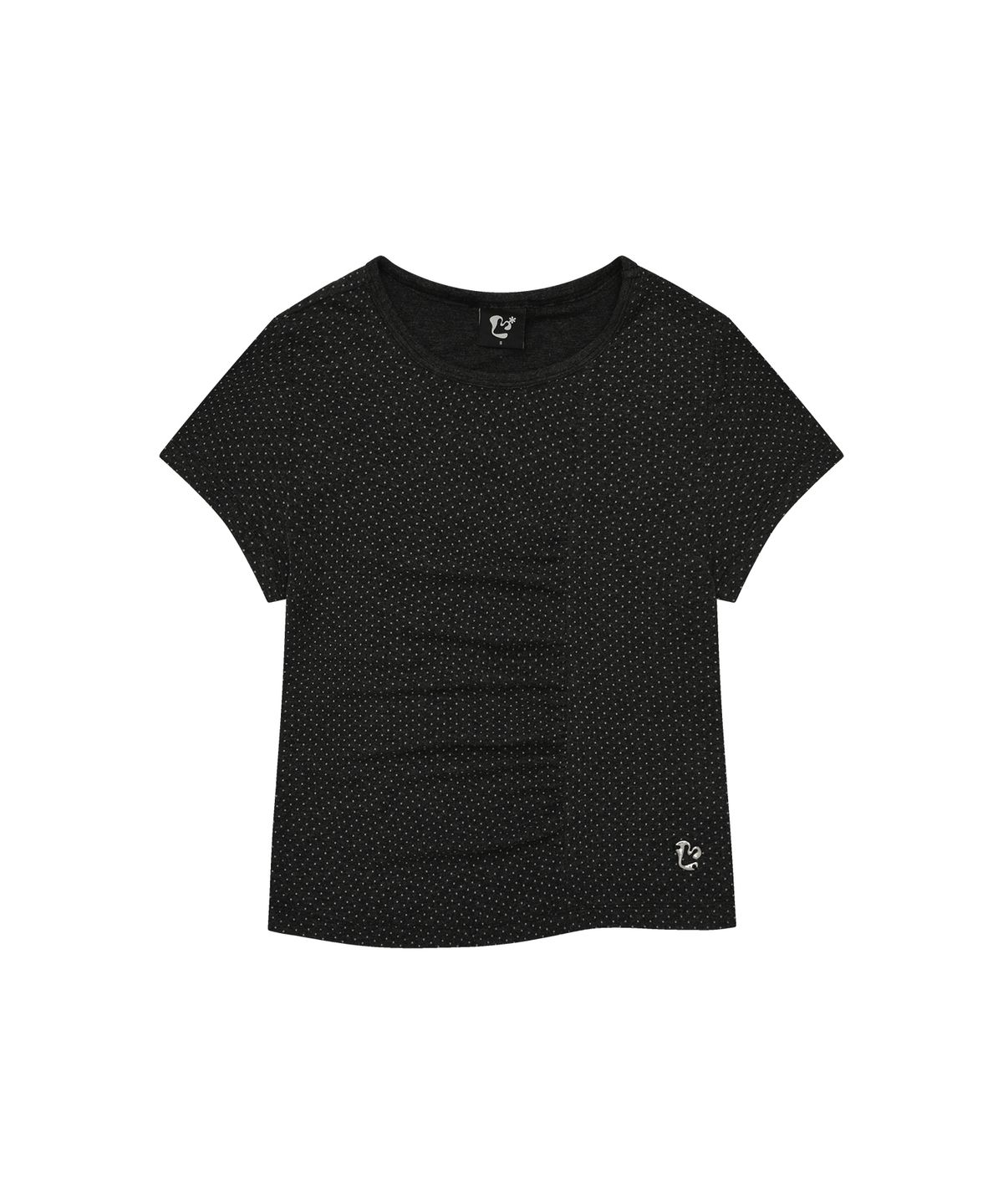 엘엠알(LMR) 도트 셔링 반팔 티셔츠 DARK GREY