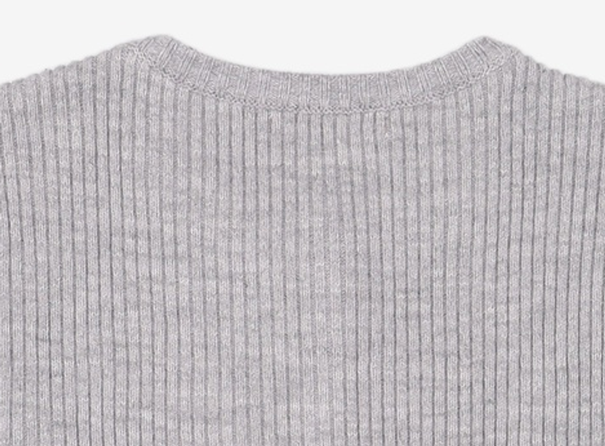 미쏘(MIXXO) 잔골지 크롭 가디건 (CKB915T RE) MIWCKBV4QT S