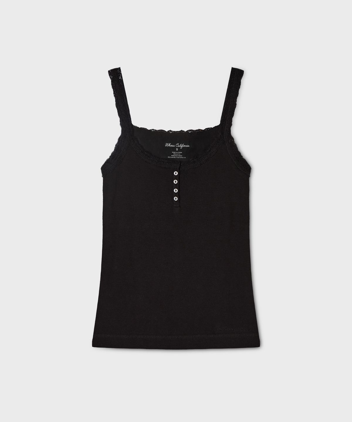 후아유(WHO.A.U) Lace Henryneck Sleeveless(F) / WHRNG3723F