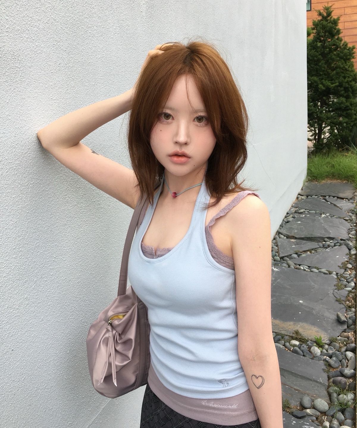 후아유(WHO.A.U) Halterneck Bra Sleeveless(F) / WHRNG3733F