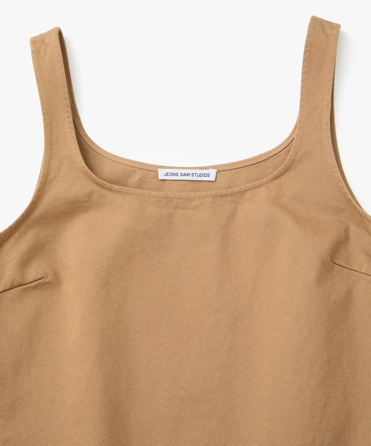 정감 스튜디오(JEONGGAM STUDIOS) Cotton Sleeveless Mini Dress_3 Color