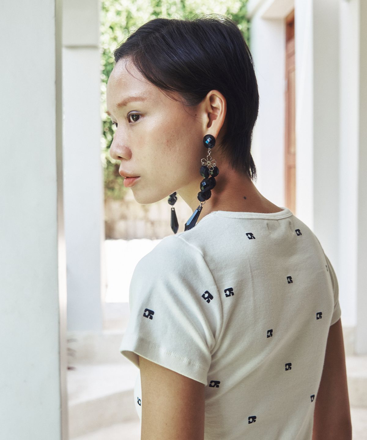 센토르(CENTAUR.KR) CENTAUR EMBLEM CROP T-SHIRTS_IVORY