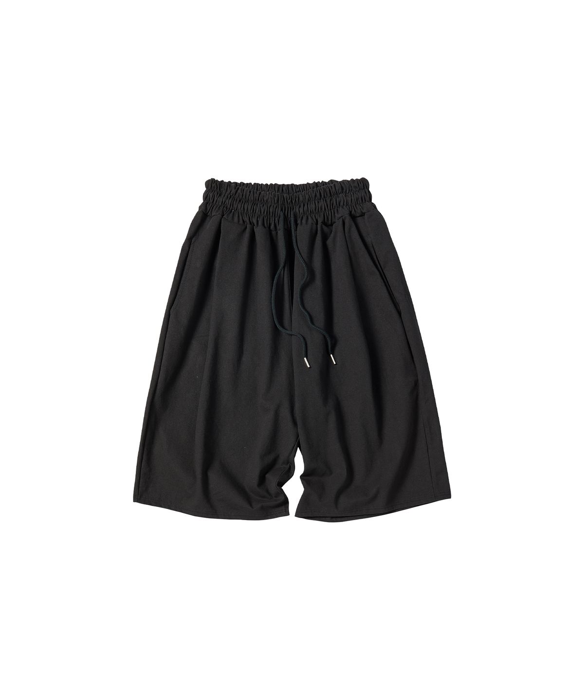 꼬모니노즈(COMONINOZ) SUN BANDING BURMUDA PANTS [BLACK]