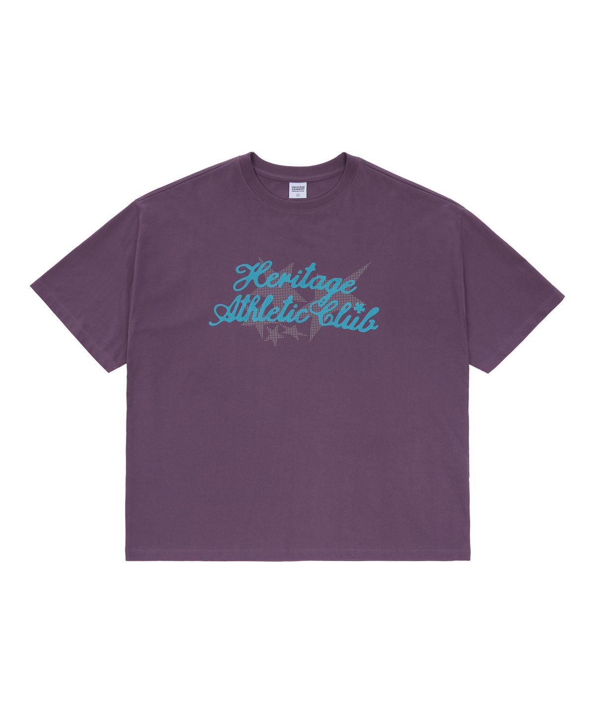 유니버스 가먼트(UNIVERSE GARMENT) HAC 프린트 티셔츠_PURPLE