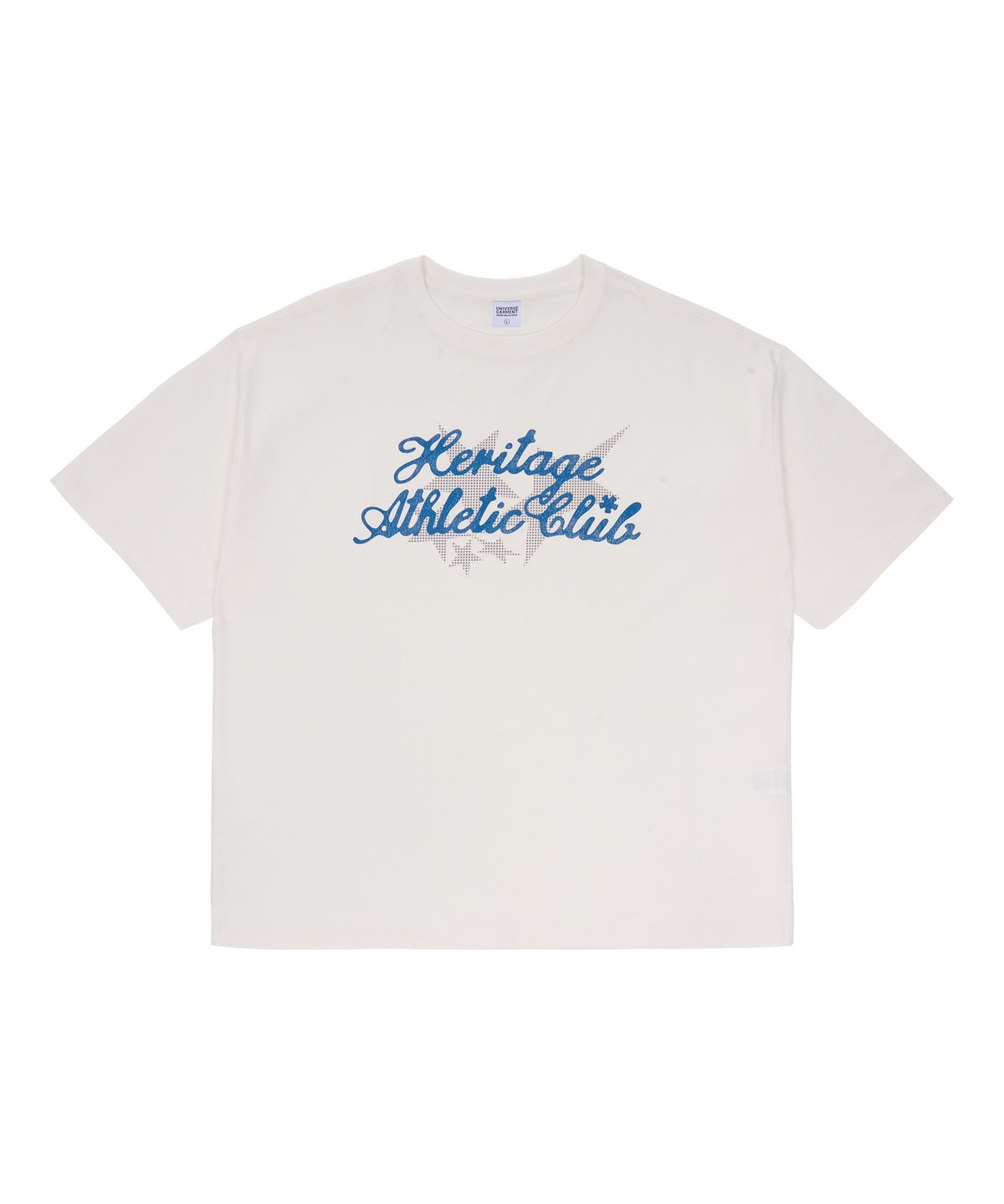 유니버스 가먼트(UNIVERSE GARMENT) HAC 프린트 티셔츠_WHITE