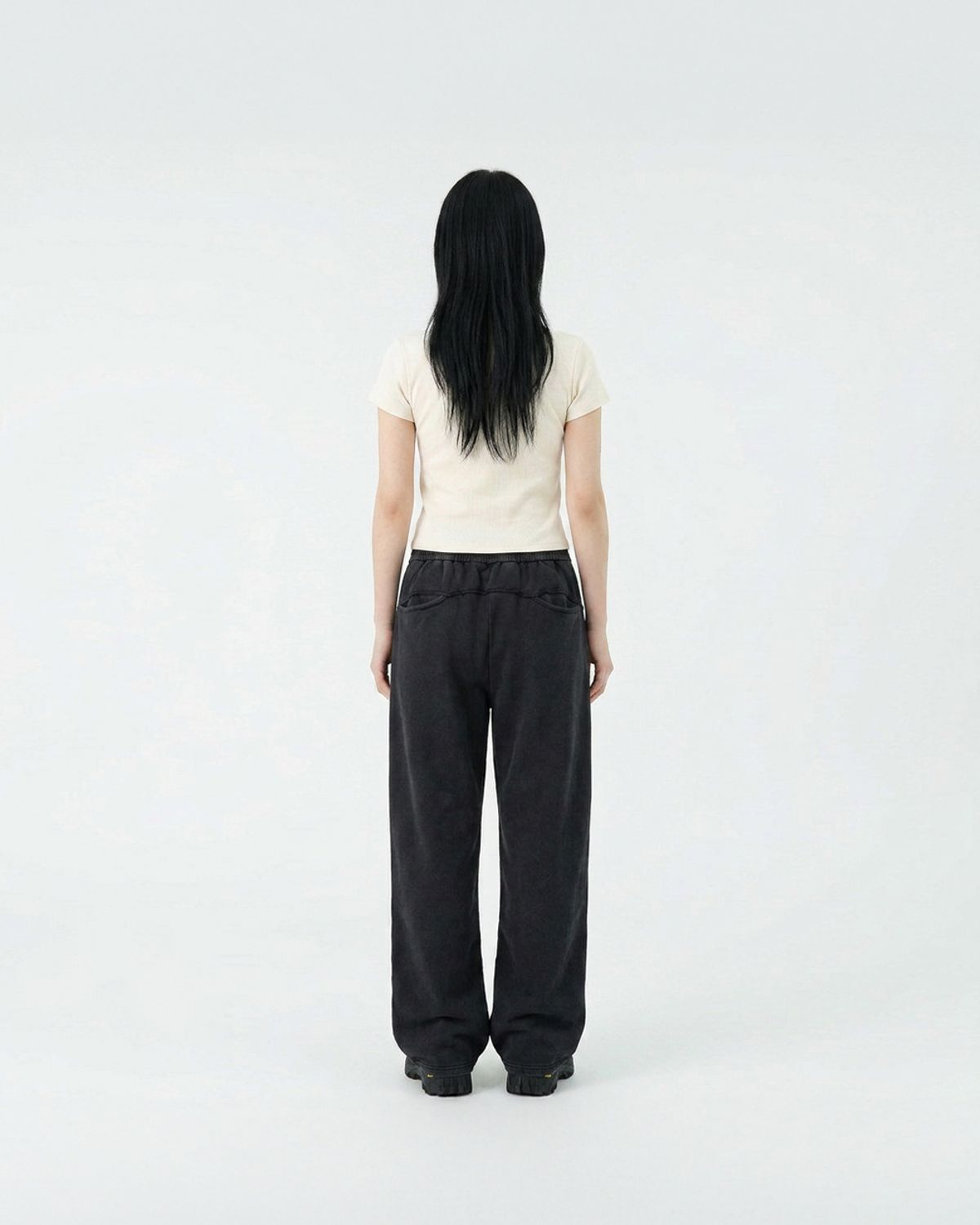 포스333(PHOS333) W Vintage Washed Wide Sweatpants