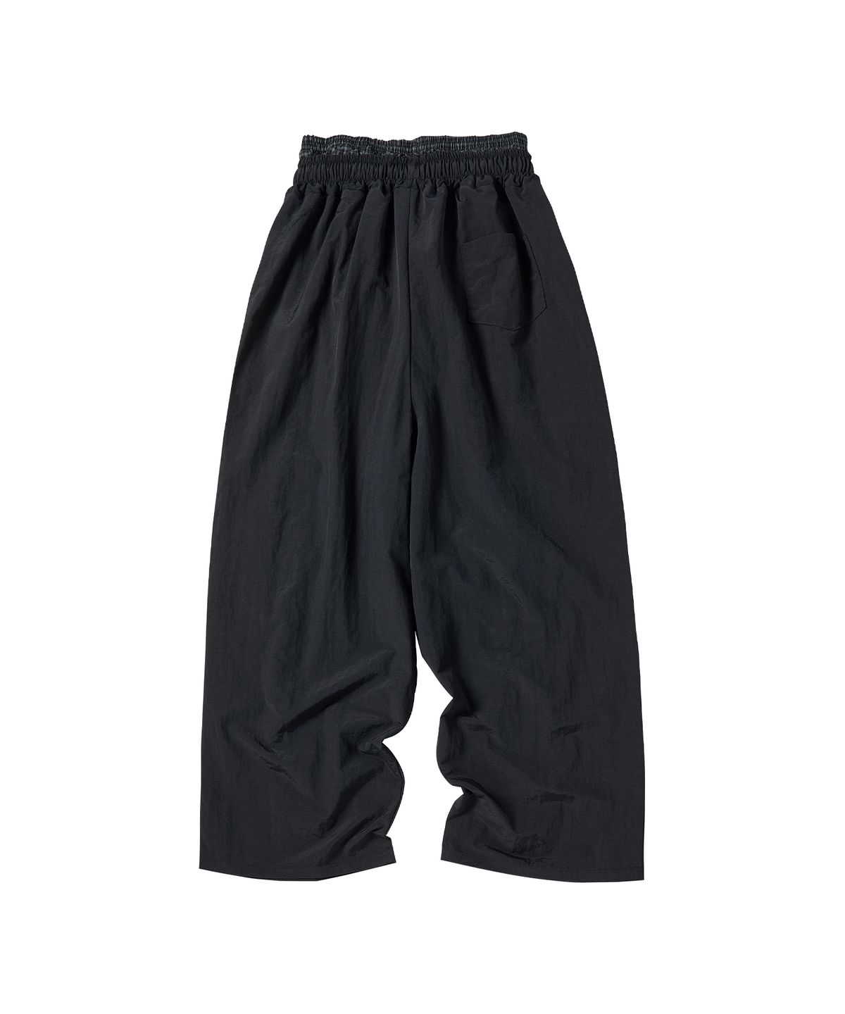 꼬모니노즈(COMONINOZ) W SAGGING NYLON PANTS [BLACK]