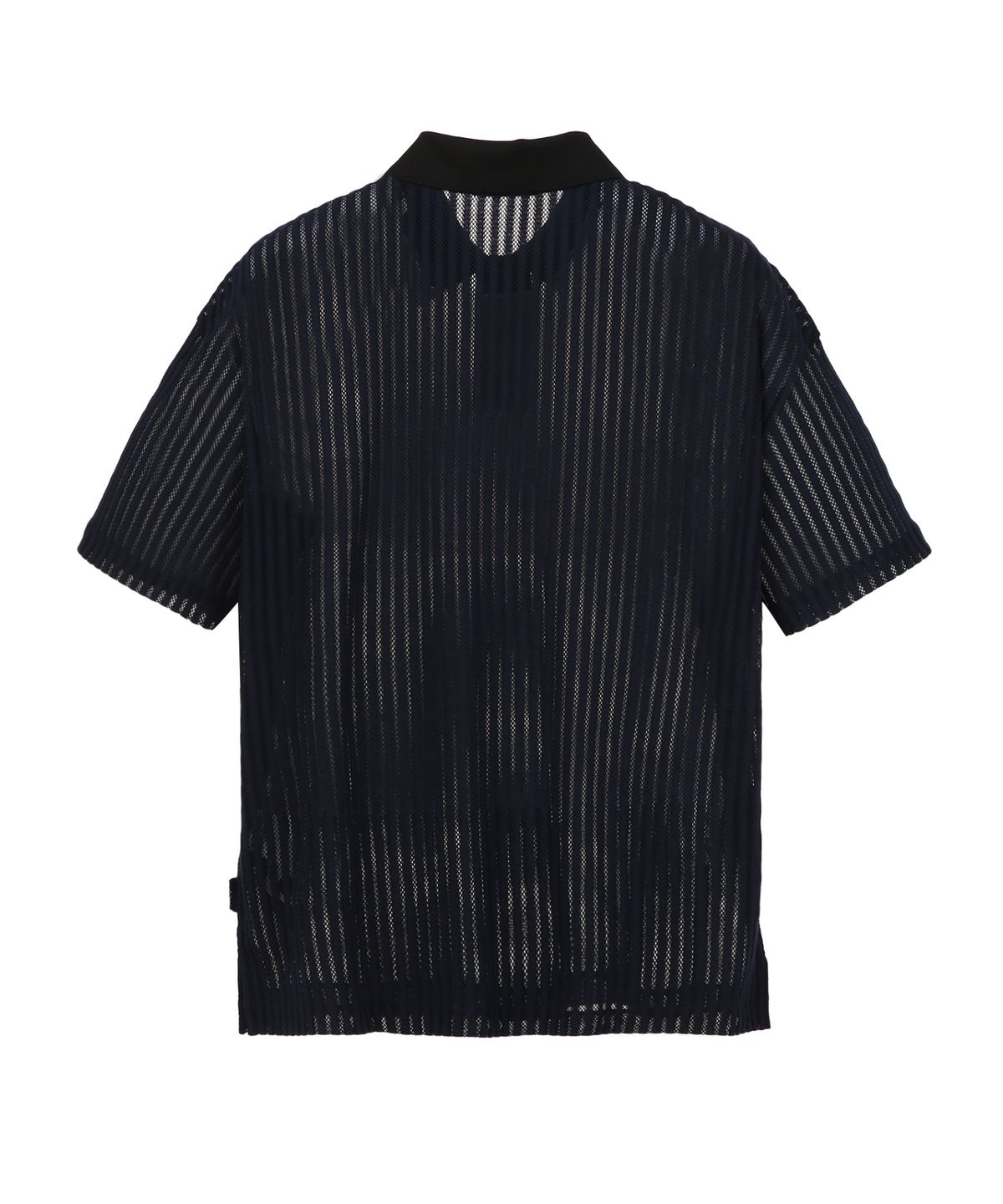 질스튜어트뉴욕 맨(JILLSTUART NEWYORK MEN) 크로쉐 반팔 티셔츠 - 다크네이비 (JNTS6B314N3)