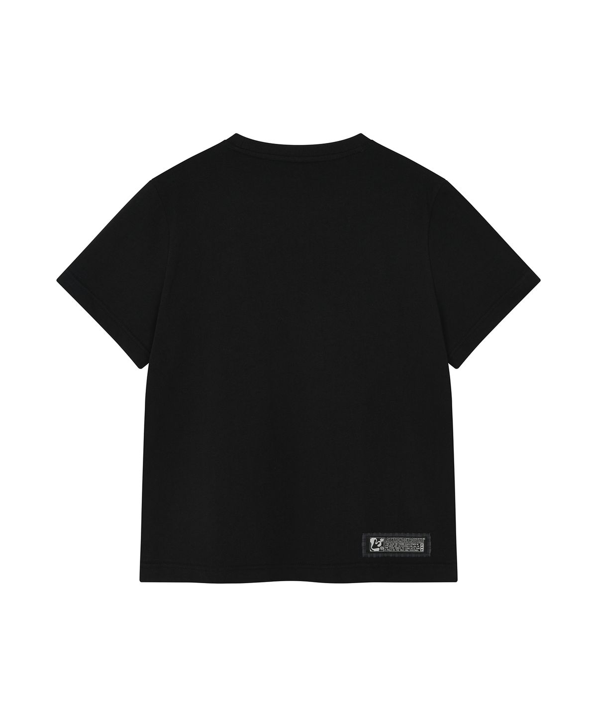 엘엠알(LMR) 스타 도트 캣 아플리케 반팔 티셔츠 BLACK
