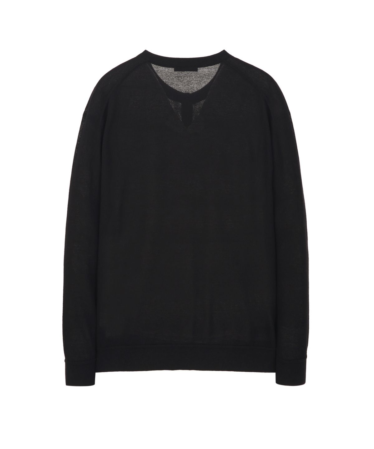 질스튜어트뉴욕 맨(JILLSTUART NEWYORK MEN) 코튼 강연 크루넥 가디건 - 블랙 (JNSW6B507BK)