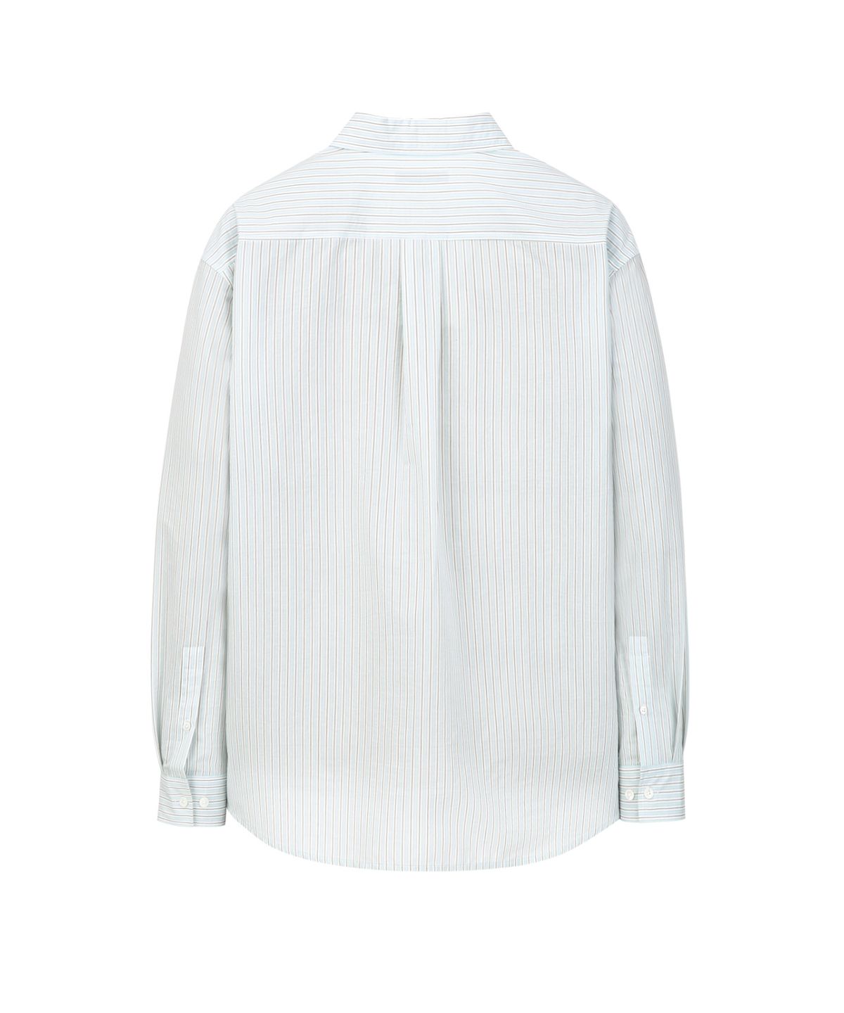 질스튜어트뉴욕 맨(JILLSTUART NEWYORK MEN) 오버핏 스트라이프 셔츠 - 라이트블루 (JNSH6B401B1)