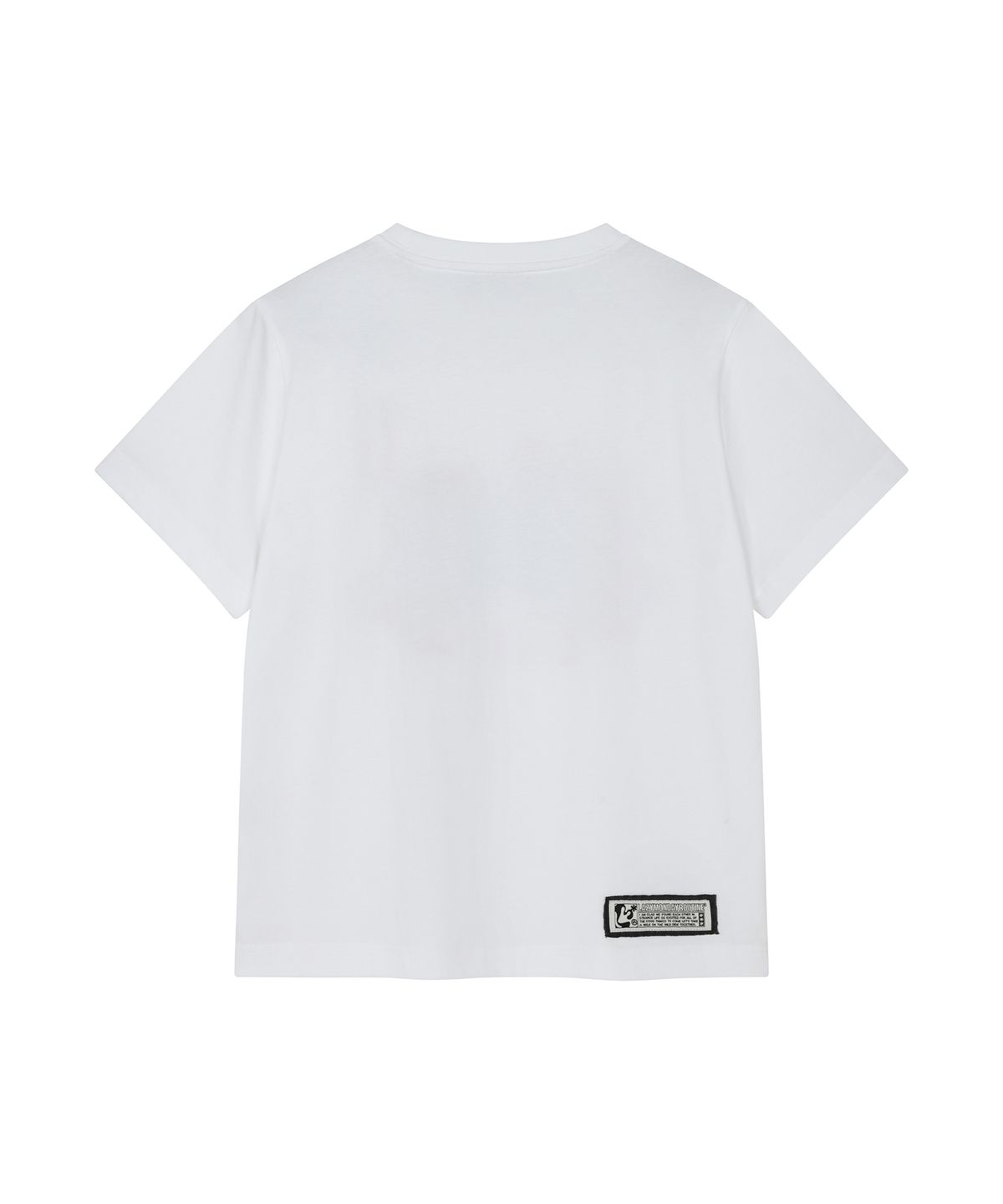 엘엠알(LMR) 스타 도트 캣 아플리케 반팔 티셔츠 WHITE