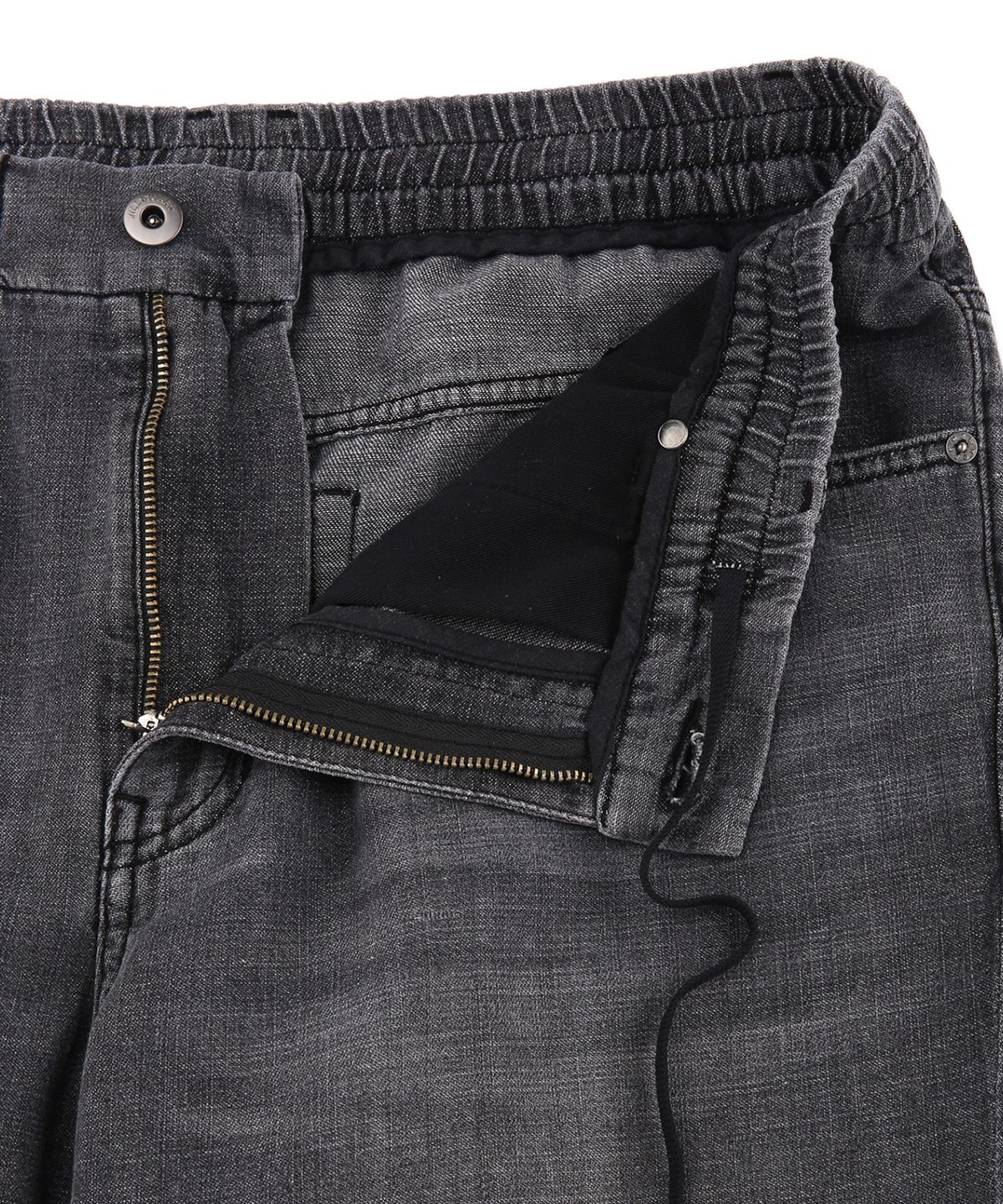 질스튜어트뉴욕 맨(JILLSTUART NEWYORK MEN) 린넨 블렌드 서머 데님 팬츠 - 다크그레이 (JNPA6B012G3)