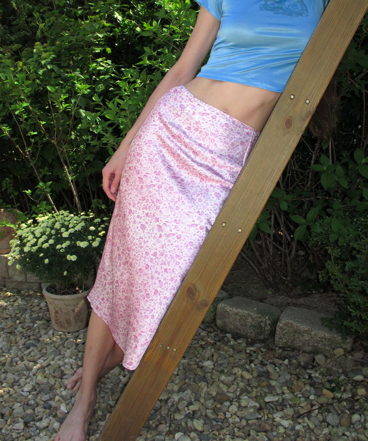 센토르(CENTAUR.KR) LEOPARD MIDI SKIRT_PINK