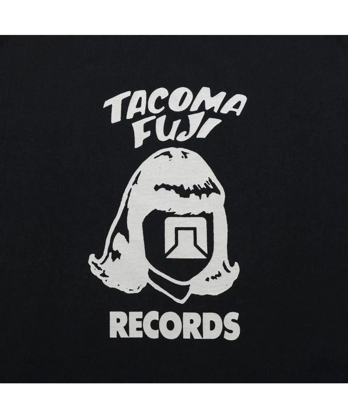 타코마 후지 레코드(TACOMA FUJI RECORDS) TACOMA FUJI RECORDS LOGO Tee 26 - BLACK