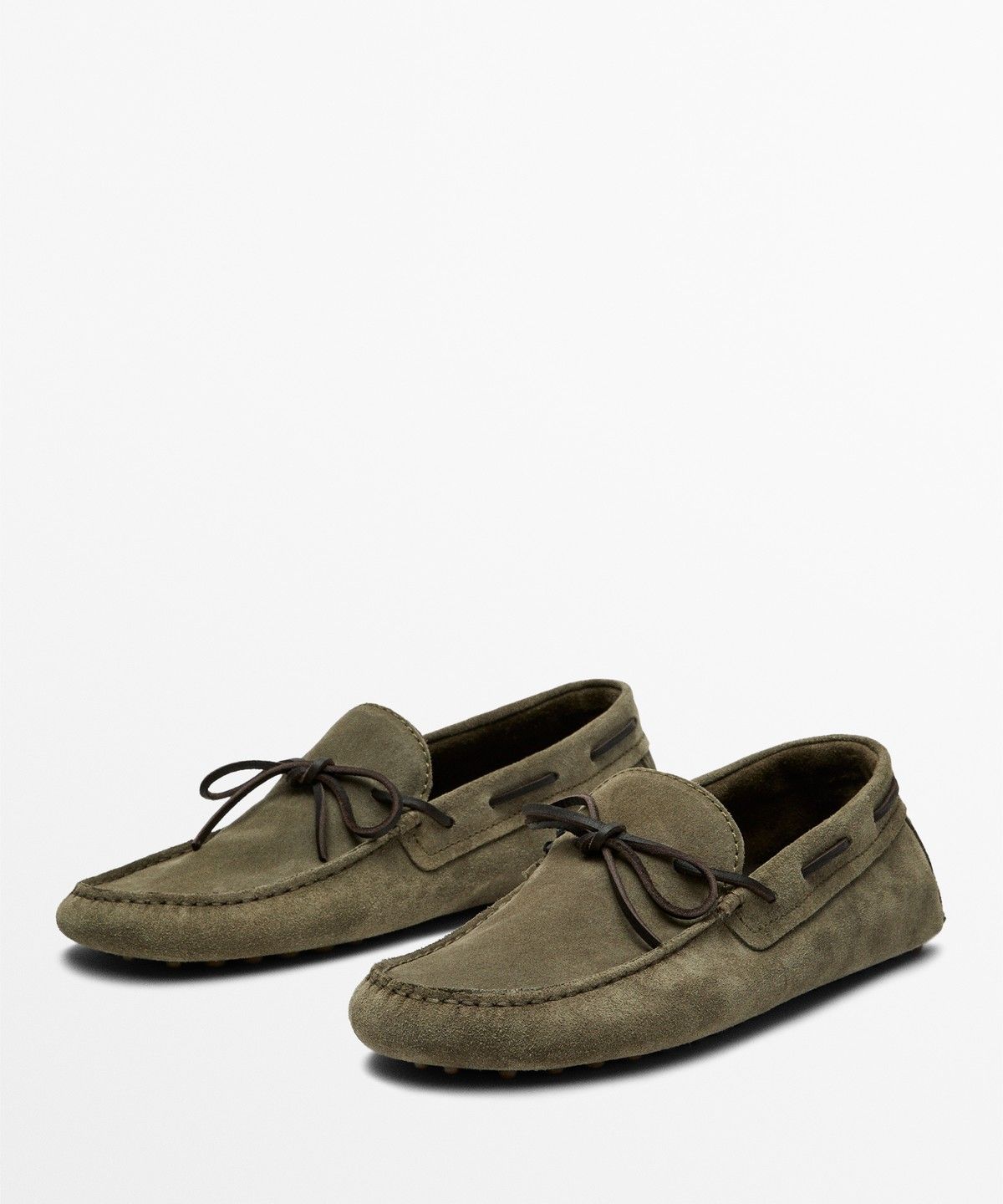 마시모두띠(MASSIMO DUTTI) 지오와 소프트 레더 레이스업 로퍼