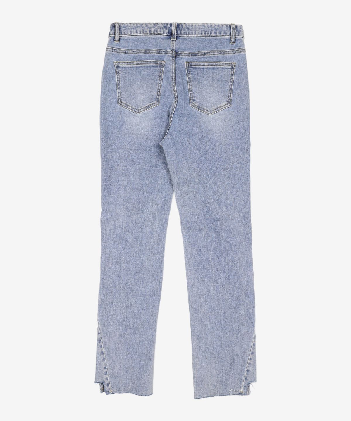 미쏘(MIXXO) 밑단변형컷팅 슬림일자핏 데님 MIWTJC914J 28