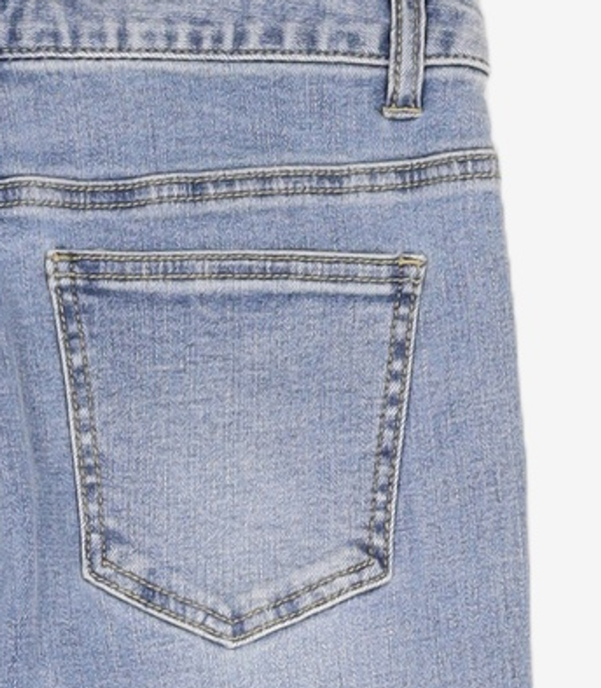 미쏘(MIXXO) 밑단변형컷팅 슬림일자핏 데님 MIWTJC914J 28