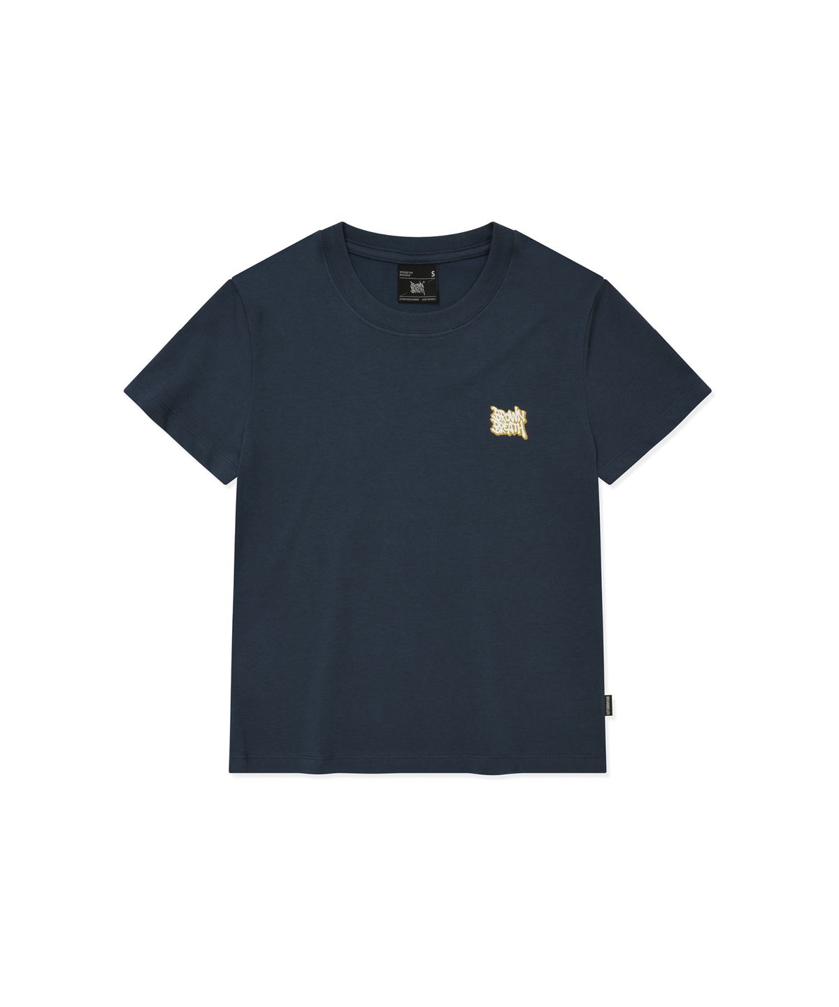 브라운브레스(BROWNBREATH) W SUNSET TROPICS TEE - NAVY