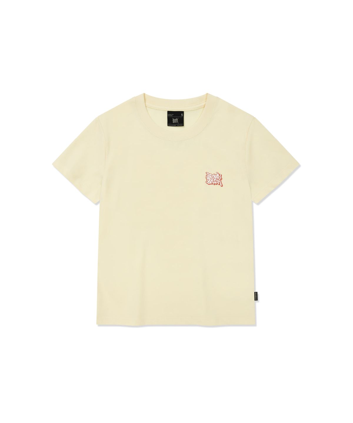 브라운브레스(BROWNBREATH) W SUNSET TROPICS TEE - CREAM