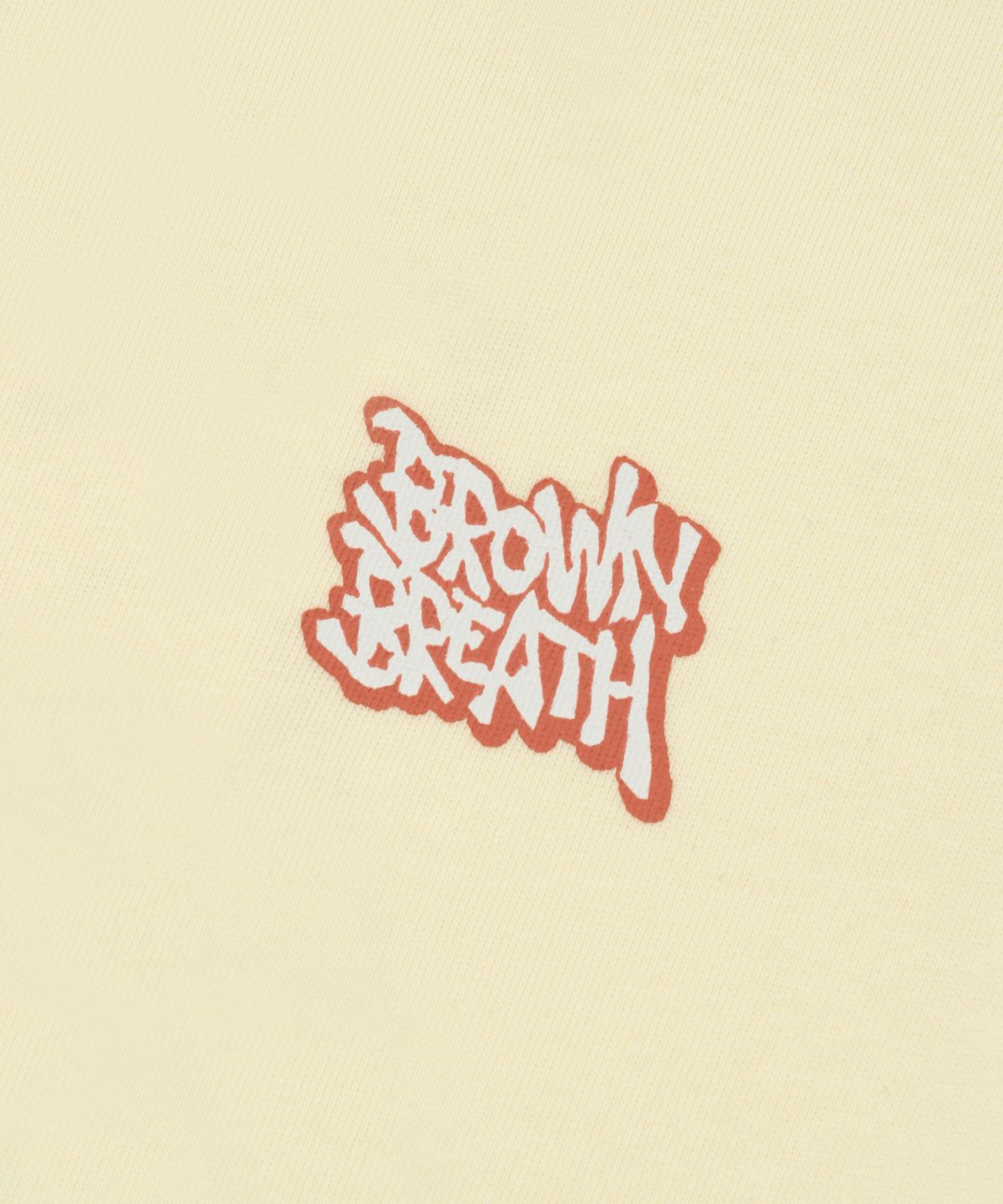 브라운브레스(BROWNBREATH) W SUNSET TROPICS TEE - CREAM