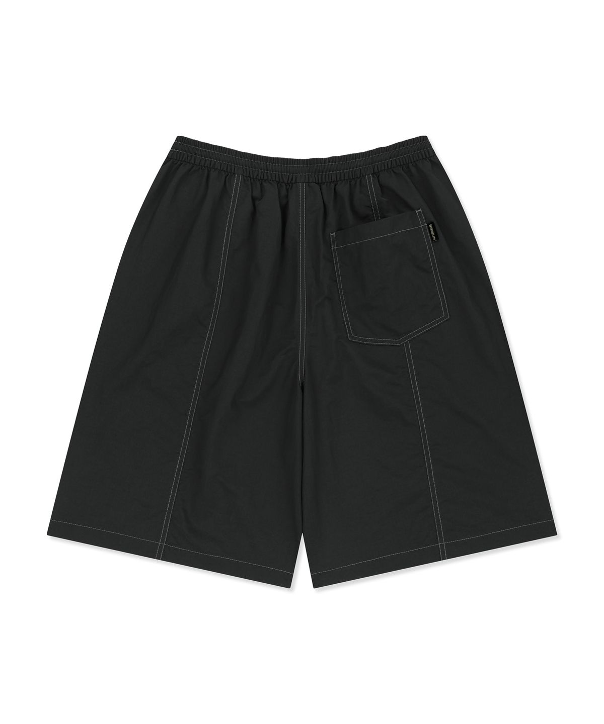 브라운브레스(BROWNBREATH) NYLON RIPSTOP SHORTS - BLACK