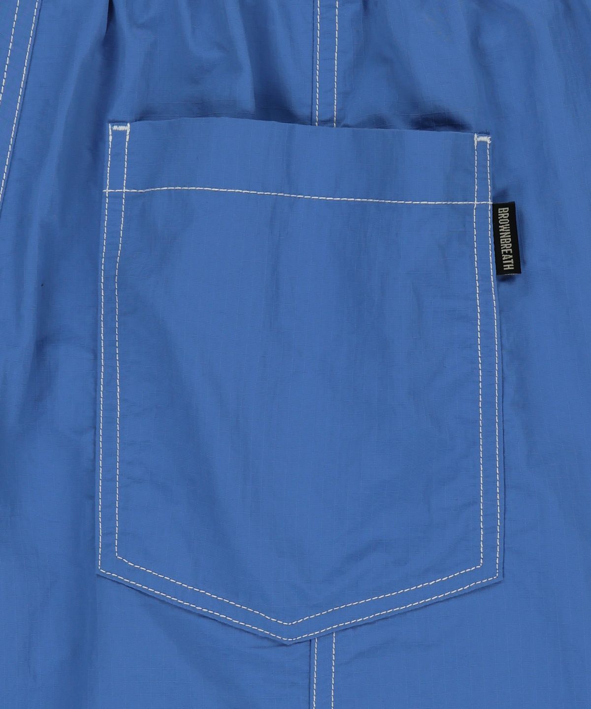 브라운브레스(BROWNBREATH) NYLON RIPSTOP SHORTS - BLUE