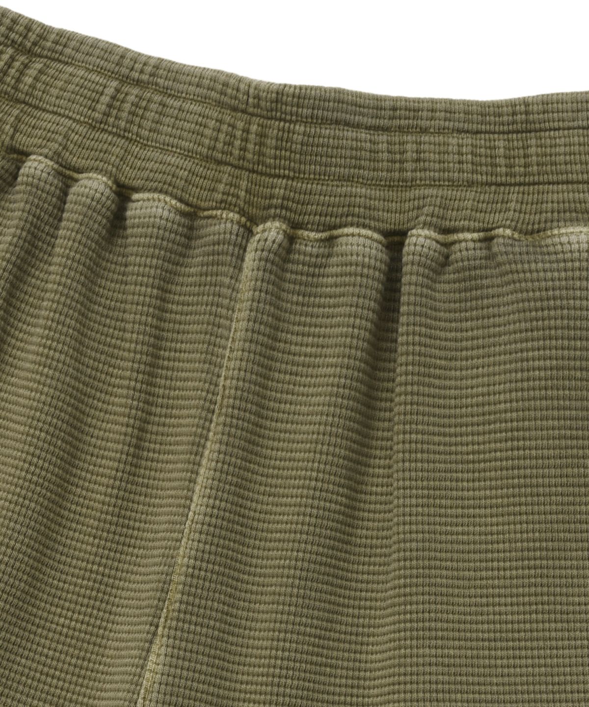 브라운브레스(BROWNBREATH) WAFFLE PIGMENT SHORTS - BEIGE