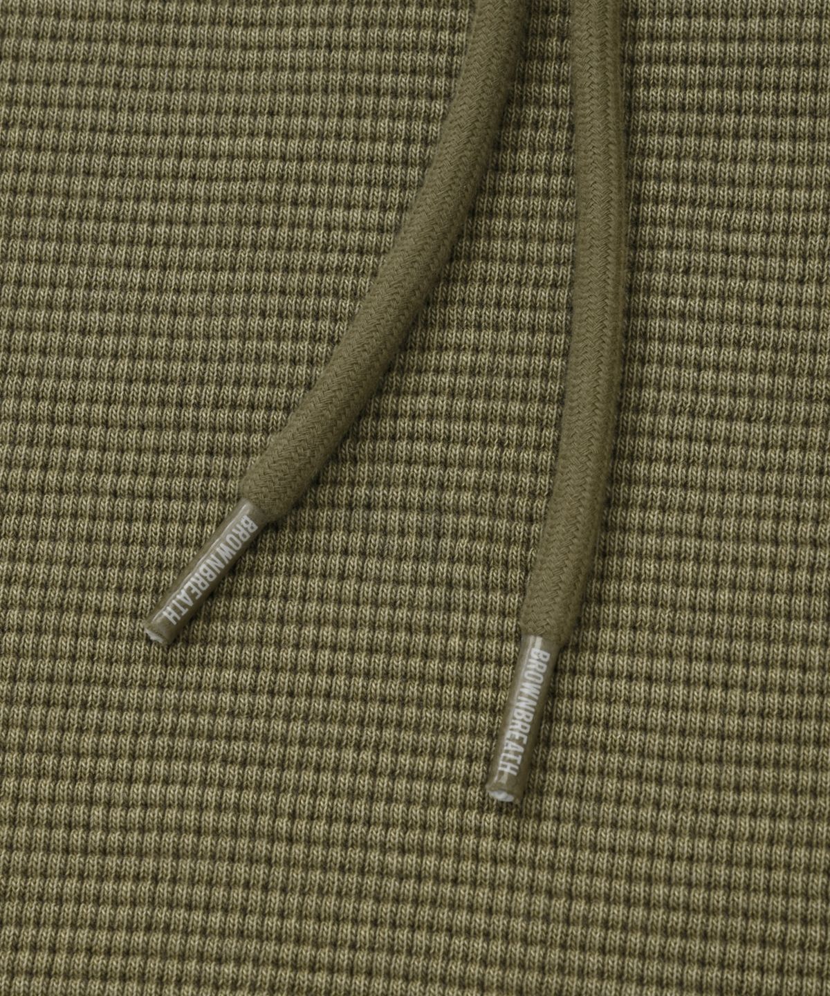 브라운브레스(BROWNBREATH) WAFFLE PIGMENT SHORTS - BEIGE