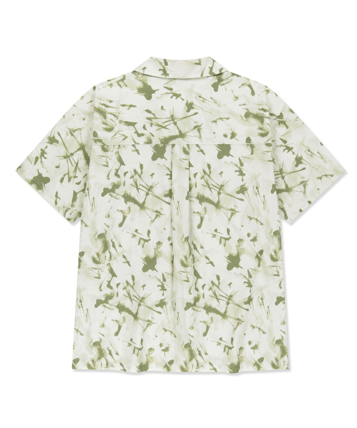 브라운브레스(BROWNBREATH) HAWAIIAN PATTERN TAG HALF SHIRT - KHAKI