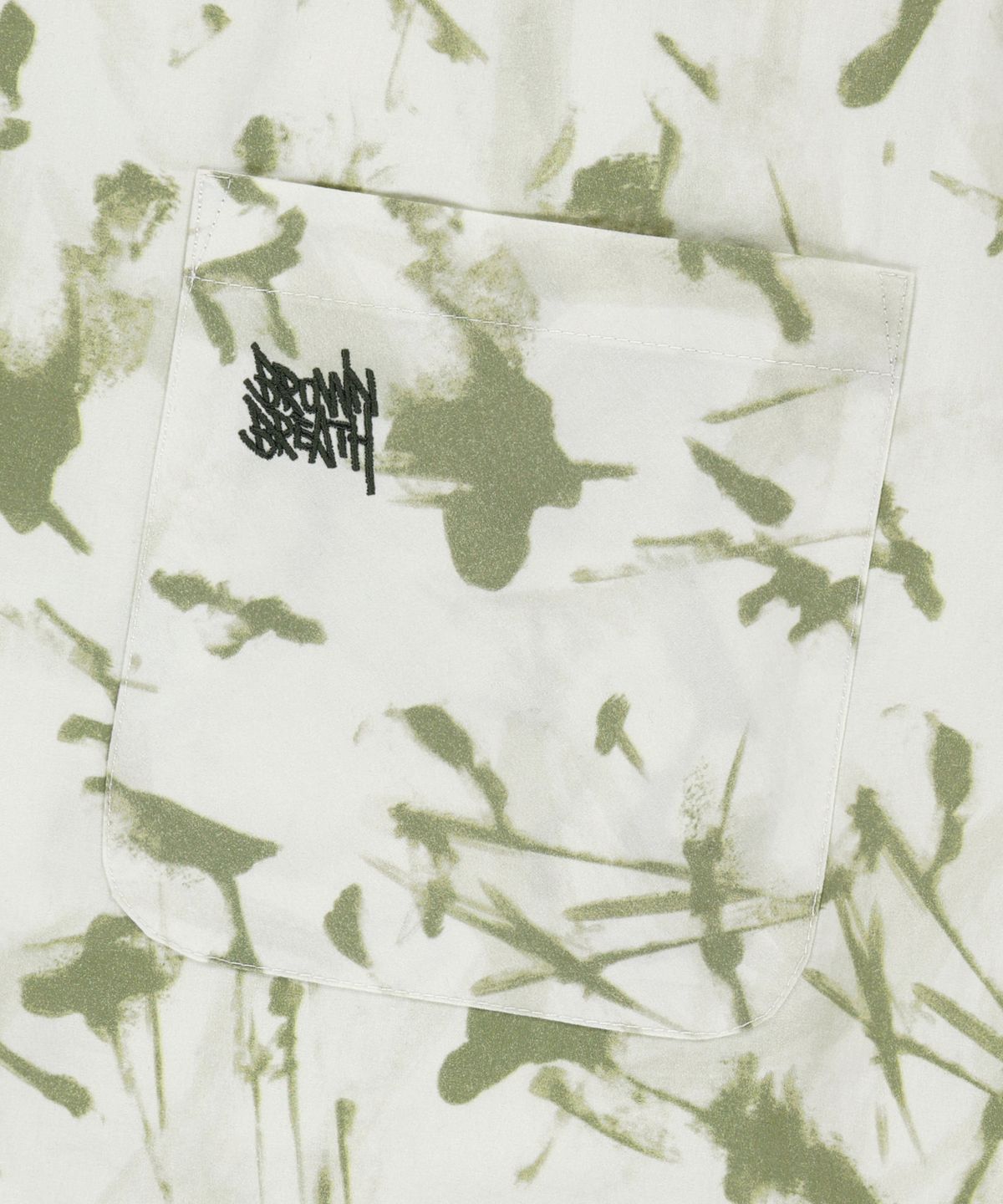 브라운브레스(BROWNBREATH) HAWAIIAN PATTERN TAG HALF SHIRT - KHAKI