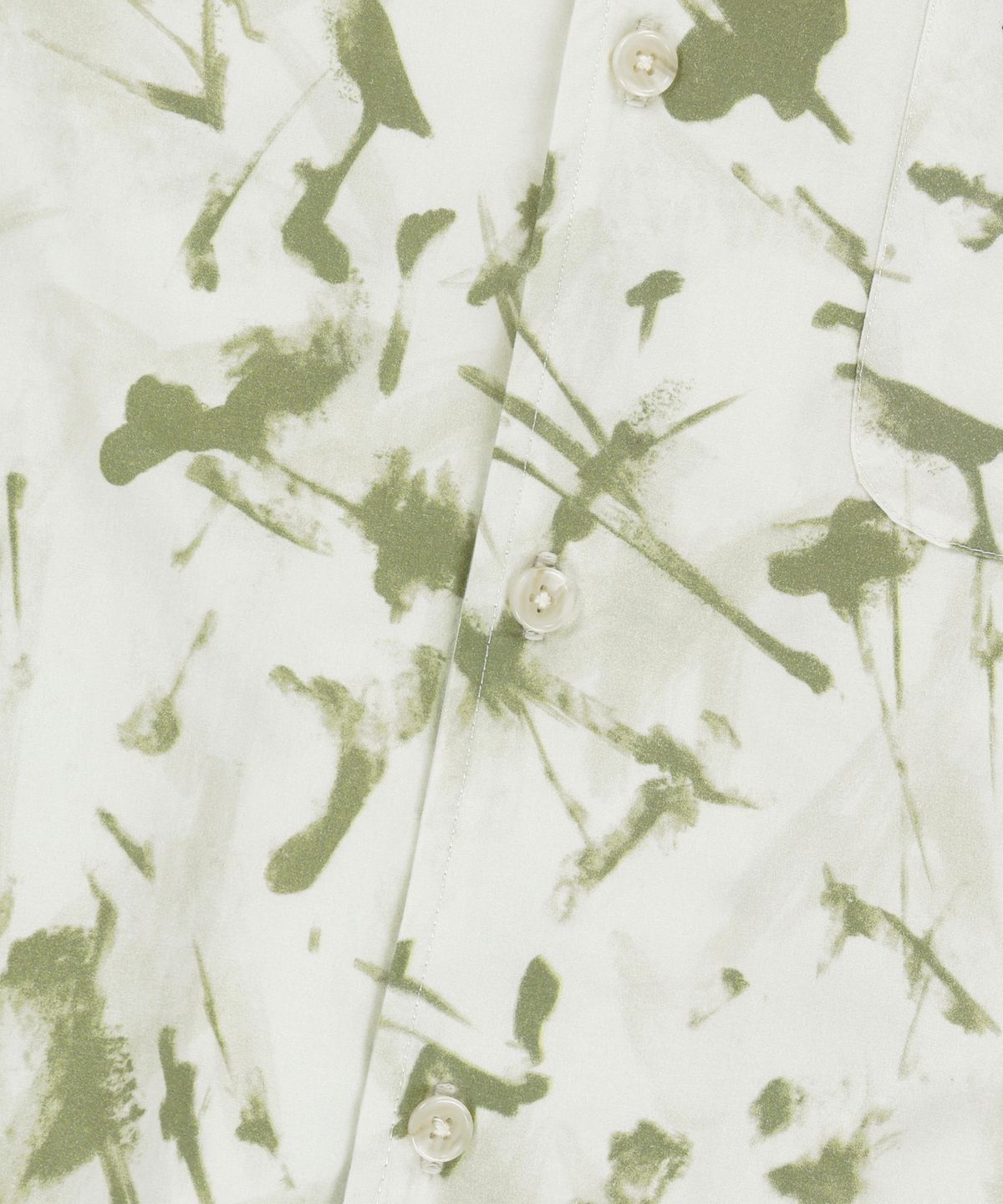 브라운브레스(BROWNBREATH) HAWAIIAN PATTERN TAG HALF SHIRT - KHAKI