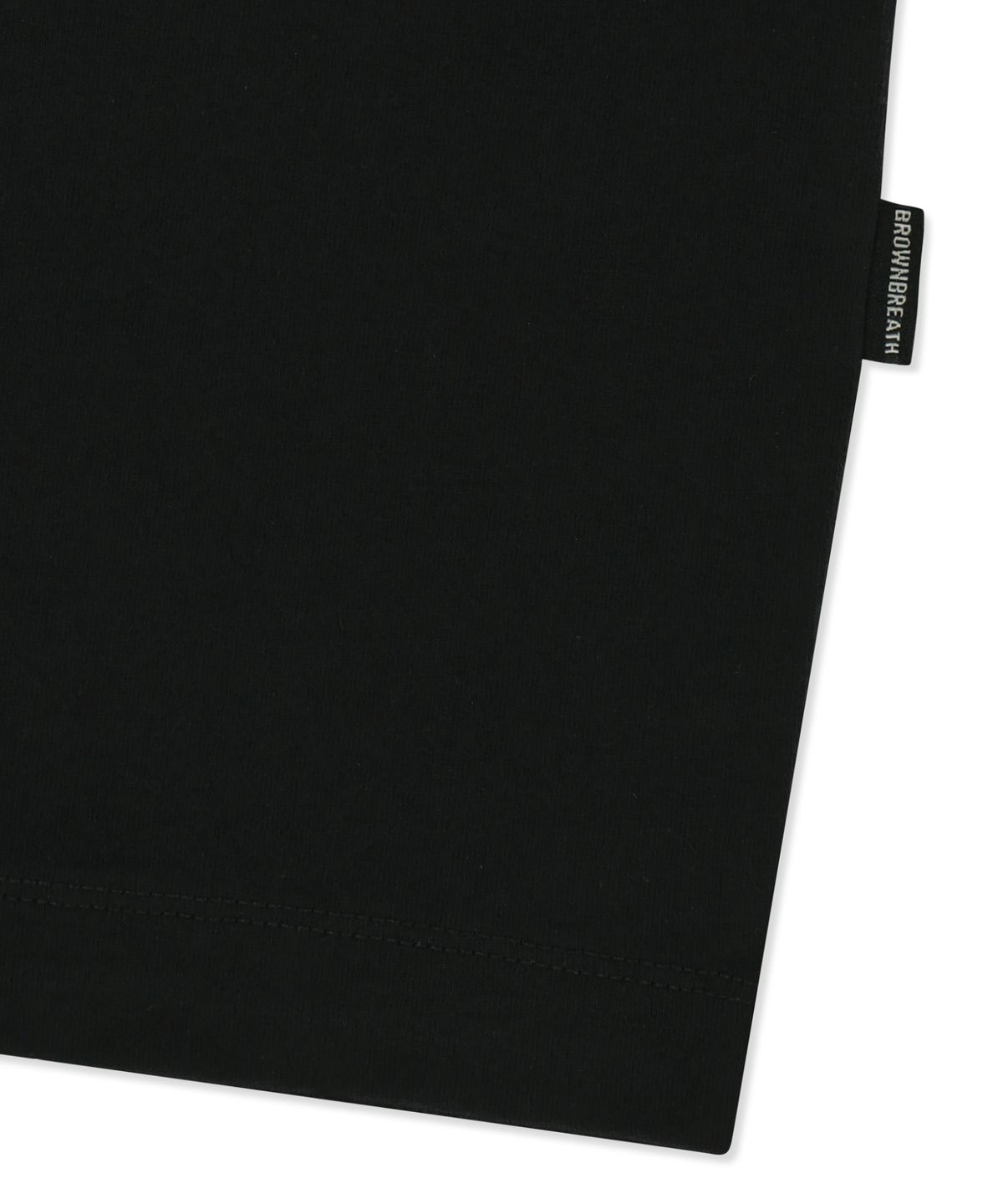 브라운브레스(BROWNBREATH) SURFING BOARD TAG TEE - CHARCOAL