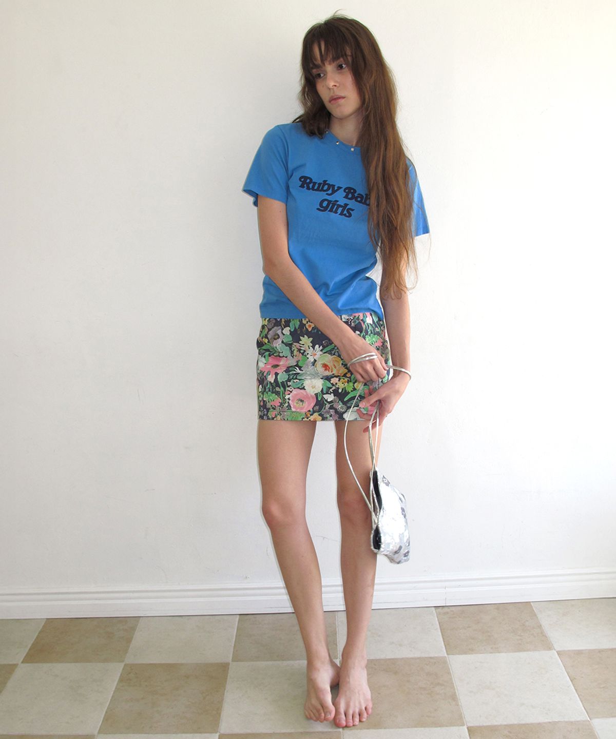 센토르(CENTAUR.KR) STUD HALF SLEEVE T-SHIRT_BLUE