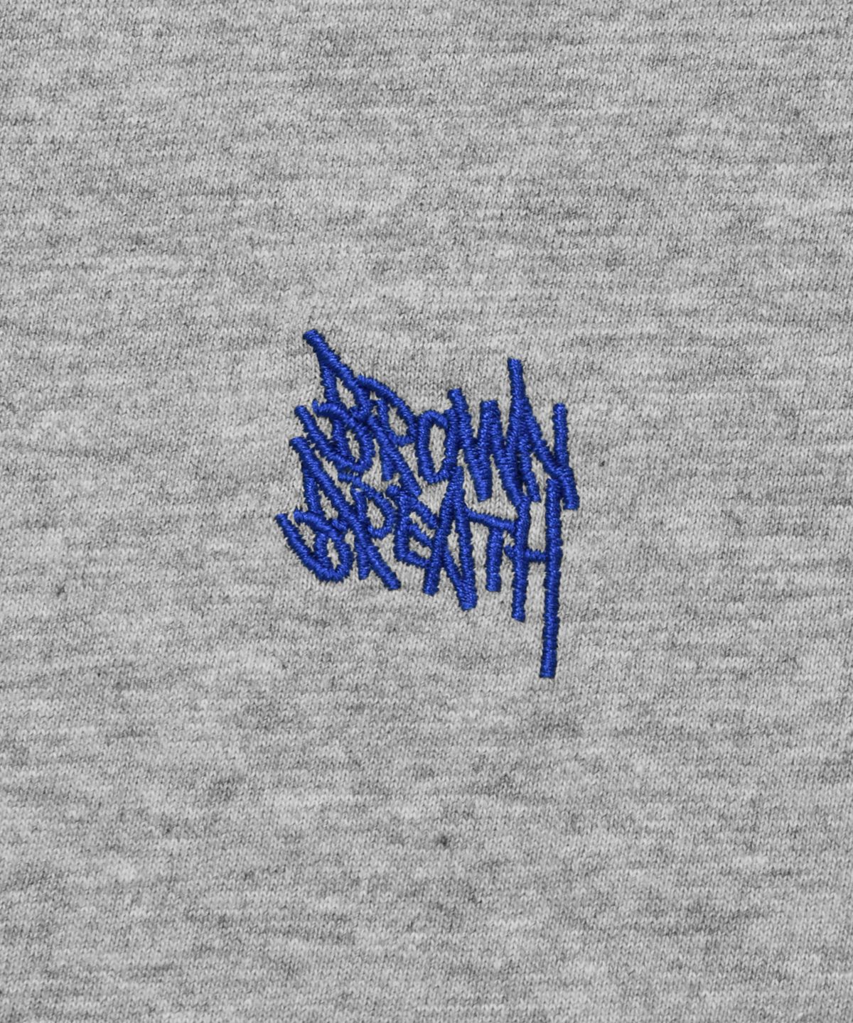 브라운브레스(BROWNBREATH) TAG PALM CIRCUIT TEE - MELANGE GREY