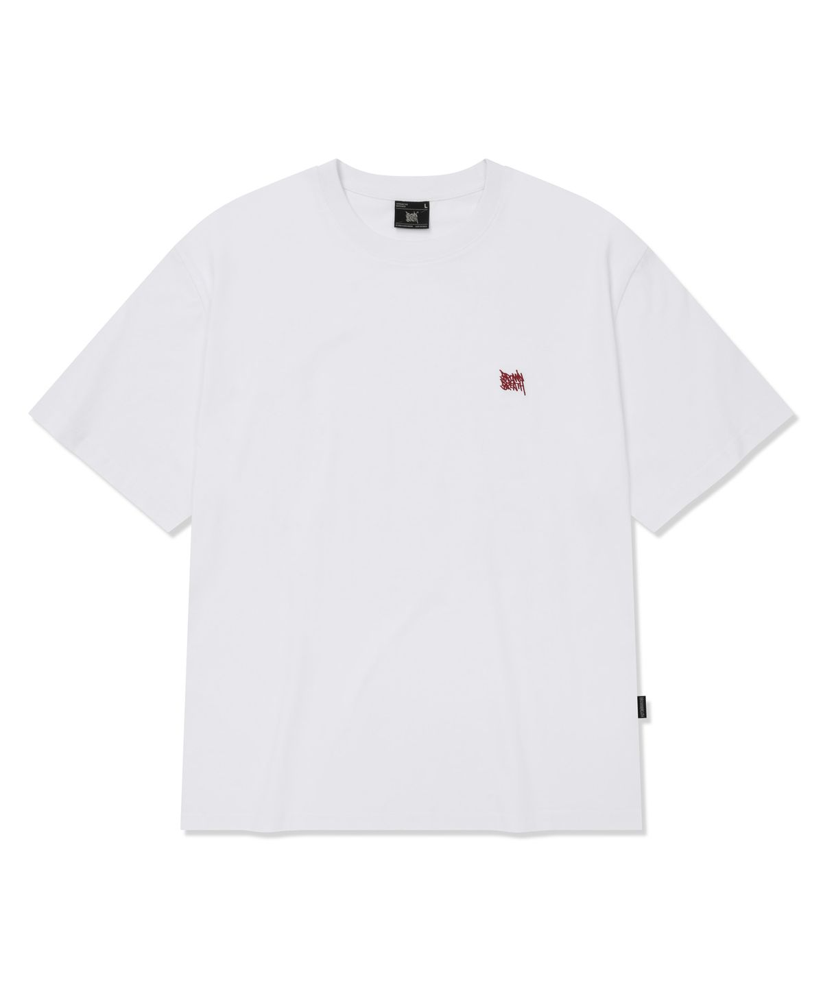 브라운브레스(BROWNBREATH) TAG PALM CIRCUIT TEE - WHITE