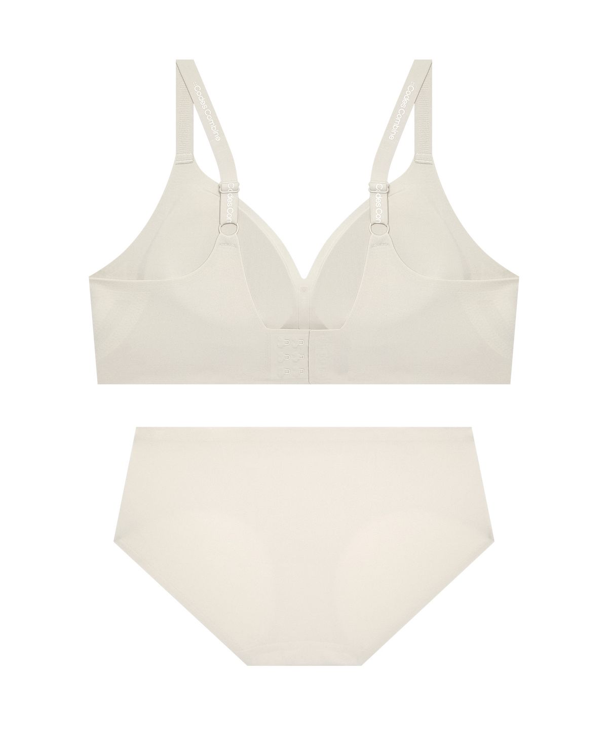 코데즈컴바인 이너웨어(CODES COMBINE INNERWEAR) 더블업 볼륨일체형 심리스 브라팬티 세트_스킨