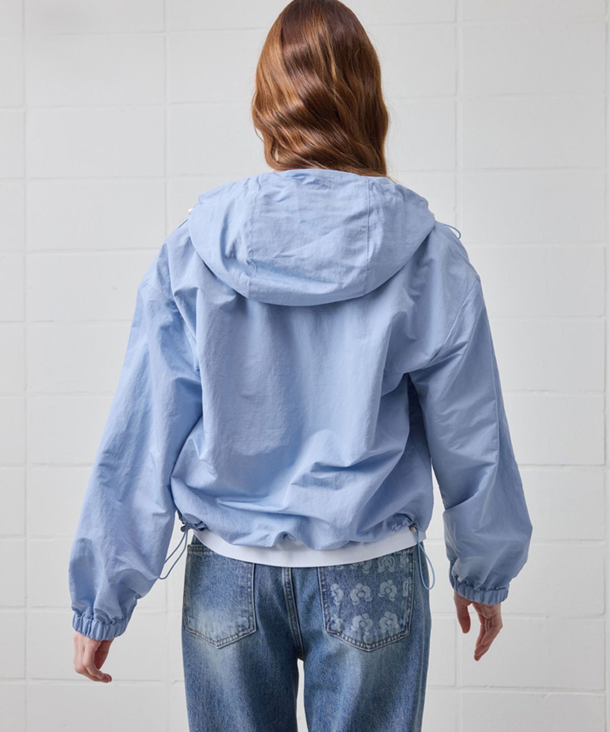 유지옷(YUJEEOT) 스카이블루 윈드브레이커 (UNISEX)