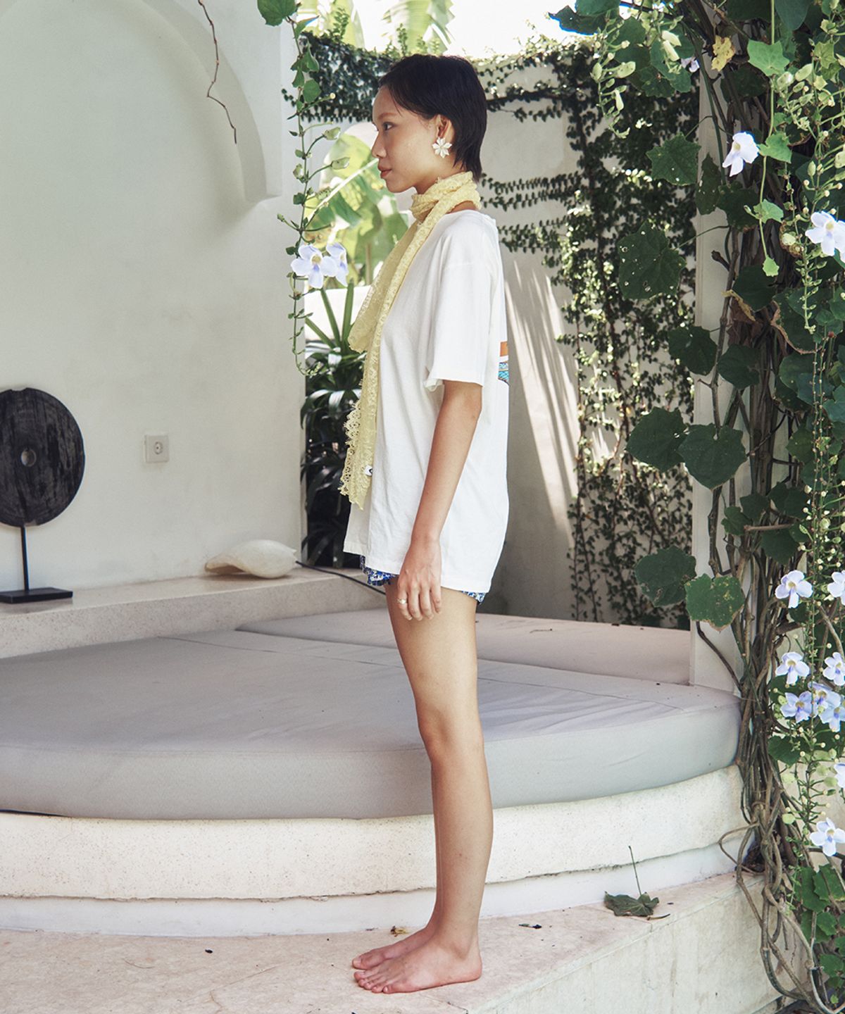 센토르(CENTAUR.KR) HAWAIIAN HALF SLEEVE T-SHIRT_WHITE