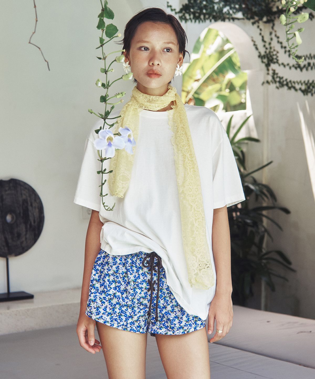 센토르(CENTAUR.KR) HAWAIIAN HALF SLEEVE T-SHIRT_WHITE