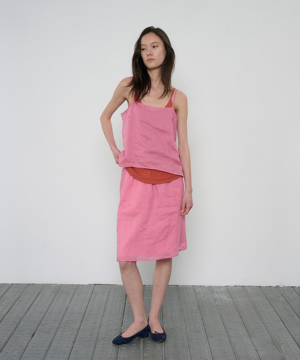 정감 스튜디오(JEONGGAM STUDIOS) Linen Skirt_3 Color