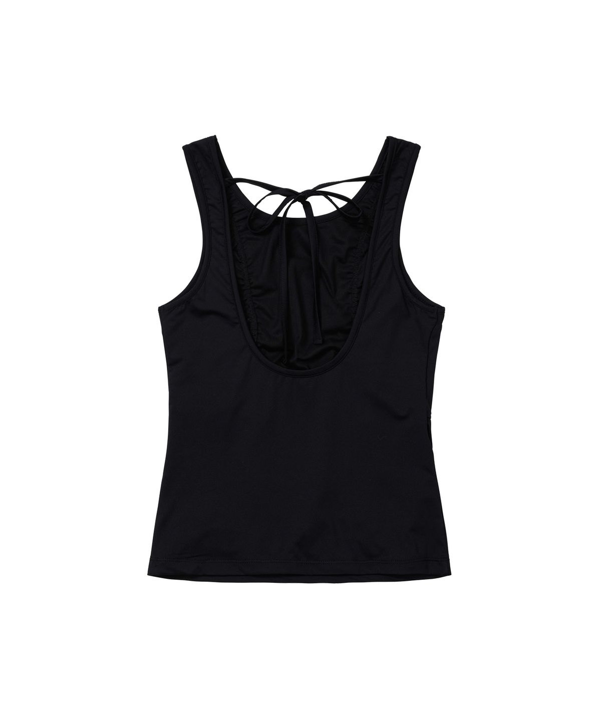 웰빙익스프레스(WELLBEING EXPRESS) Backless Shirring Sleevelss Black