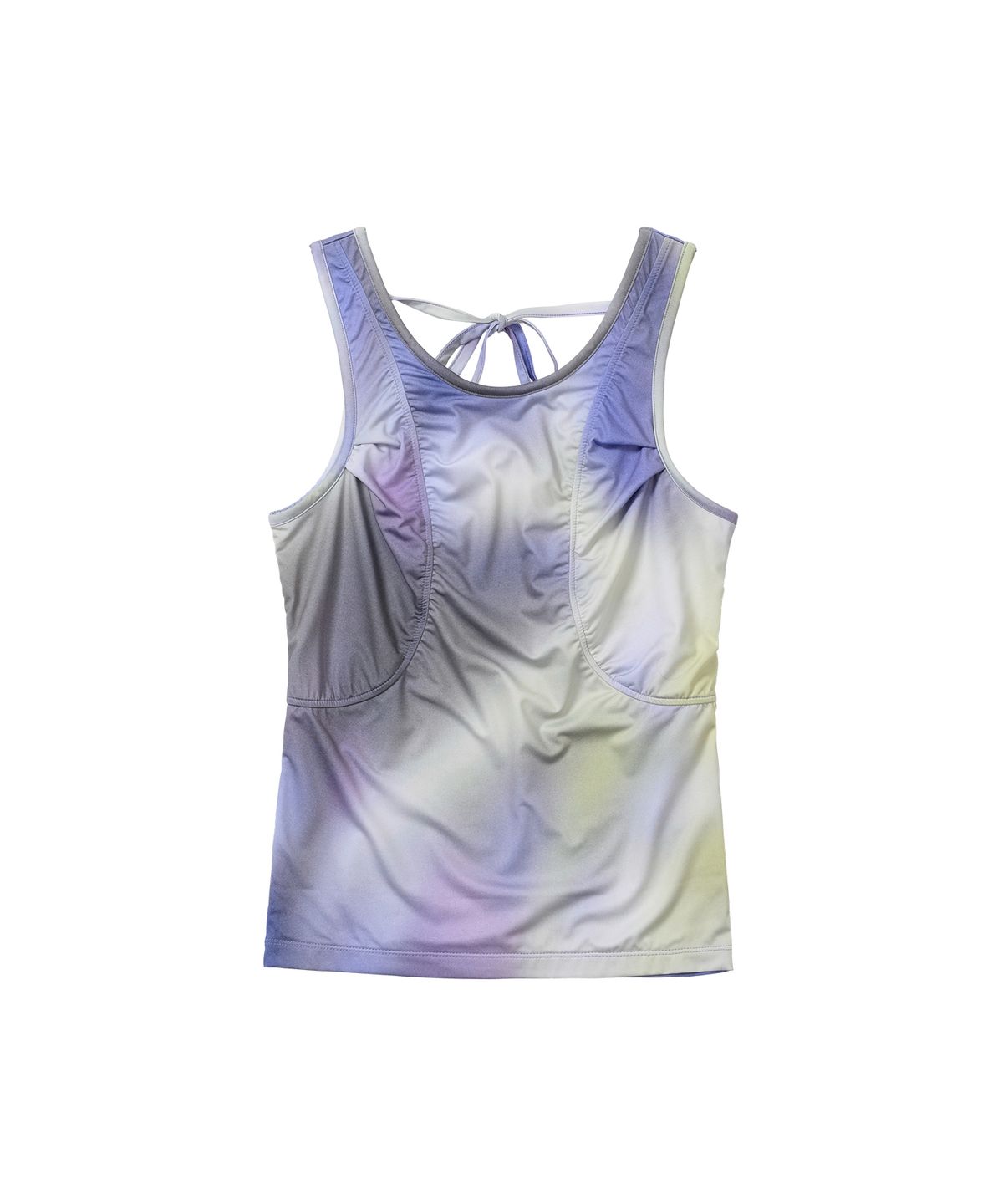 웰빙익스프레스(WELLBEING EXPRESS) Backless Shirring Sleevelss Purple