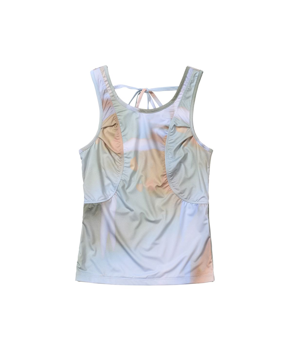 웰빙익스프레스(WELLBEING EXPRESS) Backless Shirring Sleevelss Green