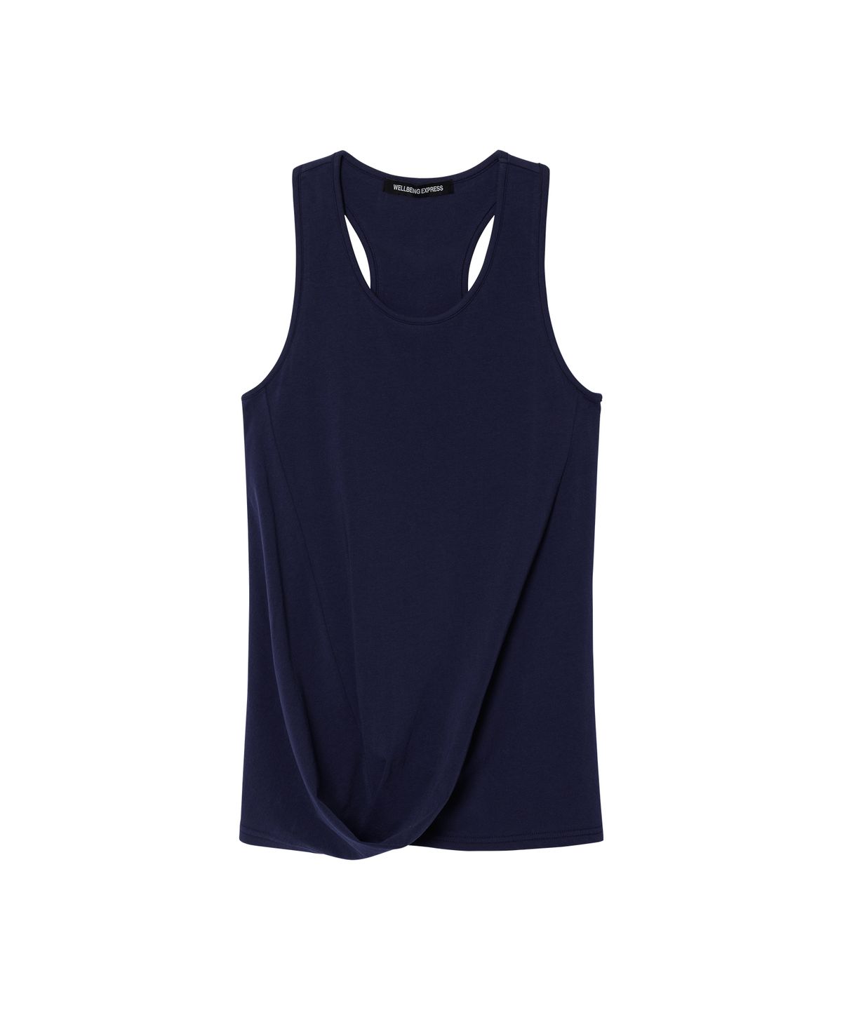 웰빙익스프레스(WELLBEING EXPRESS) Draped Sleeveless Navy