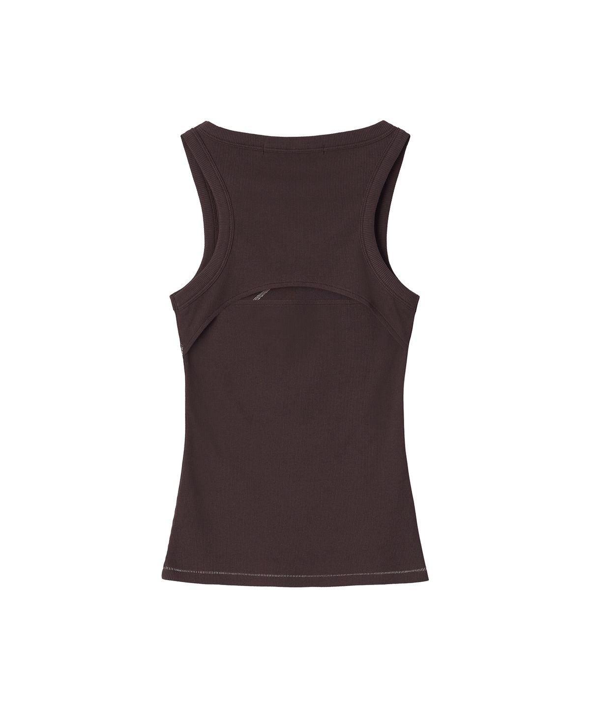 웰빙익스프레스(WELLBEING EXPRESS) Stiched Sleeveless Brown